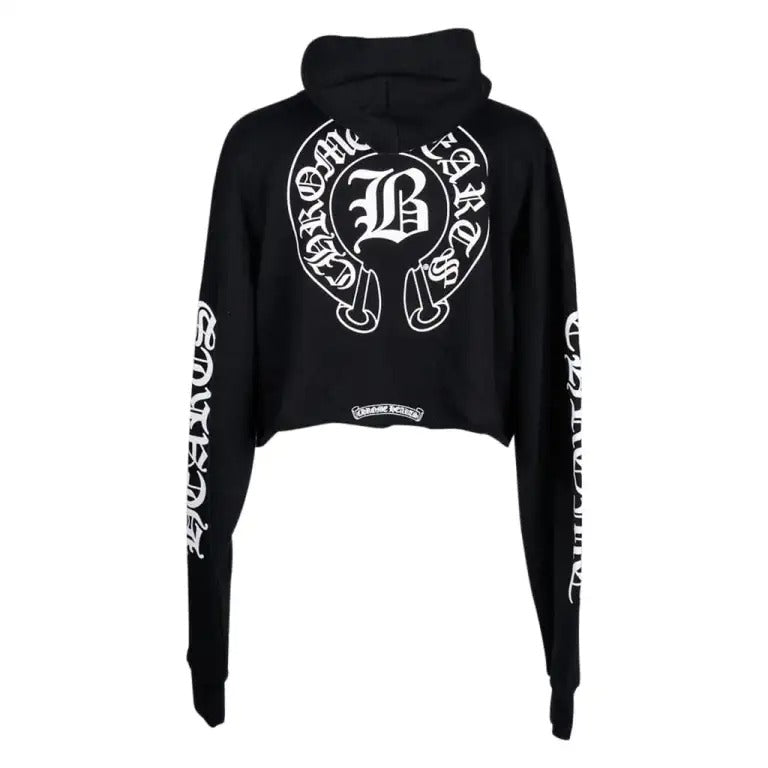Chrome Hearts Cropped Hoodie - Chrome Hearts