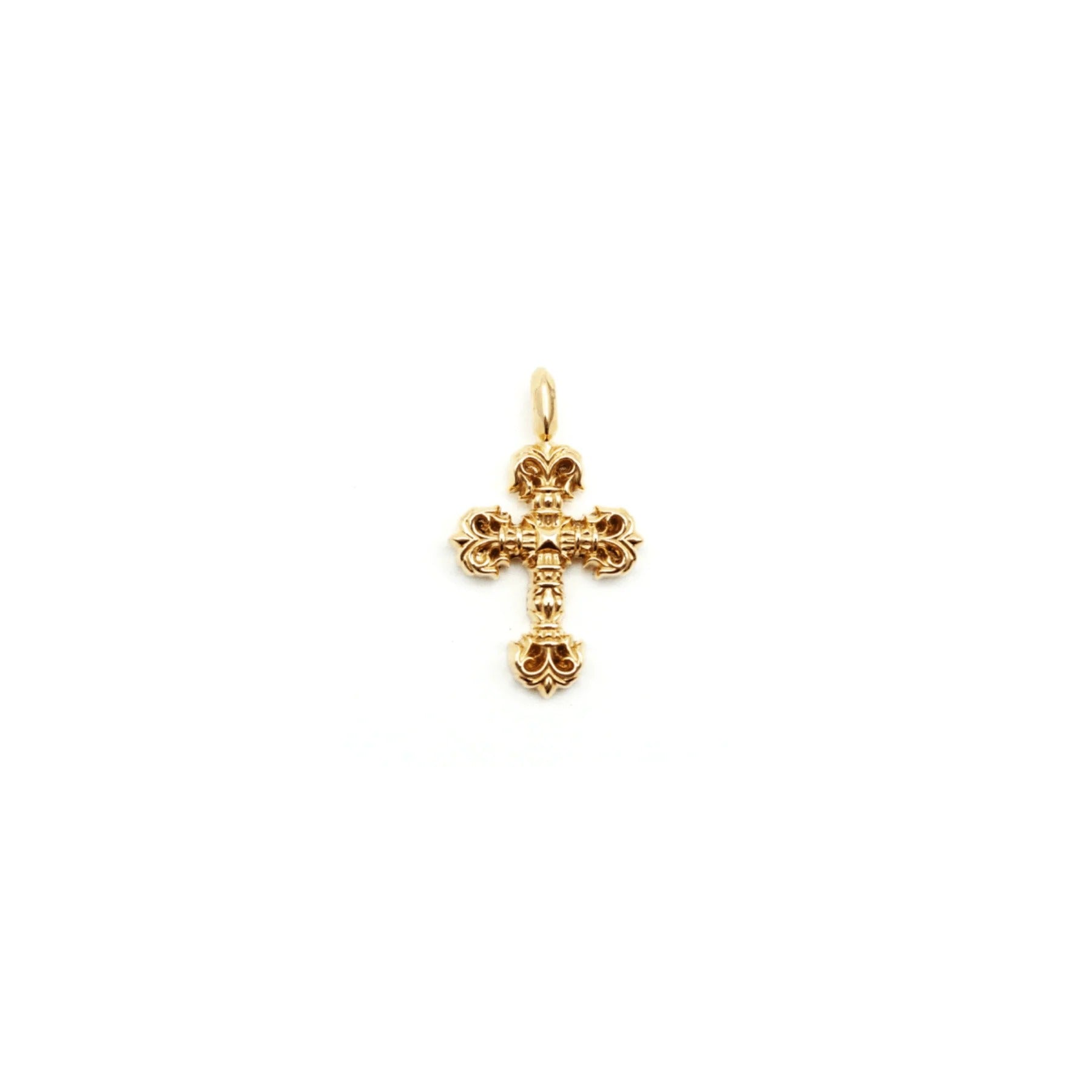Chrome Hearts Gold Cross Necklace - Chrome Hearts