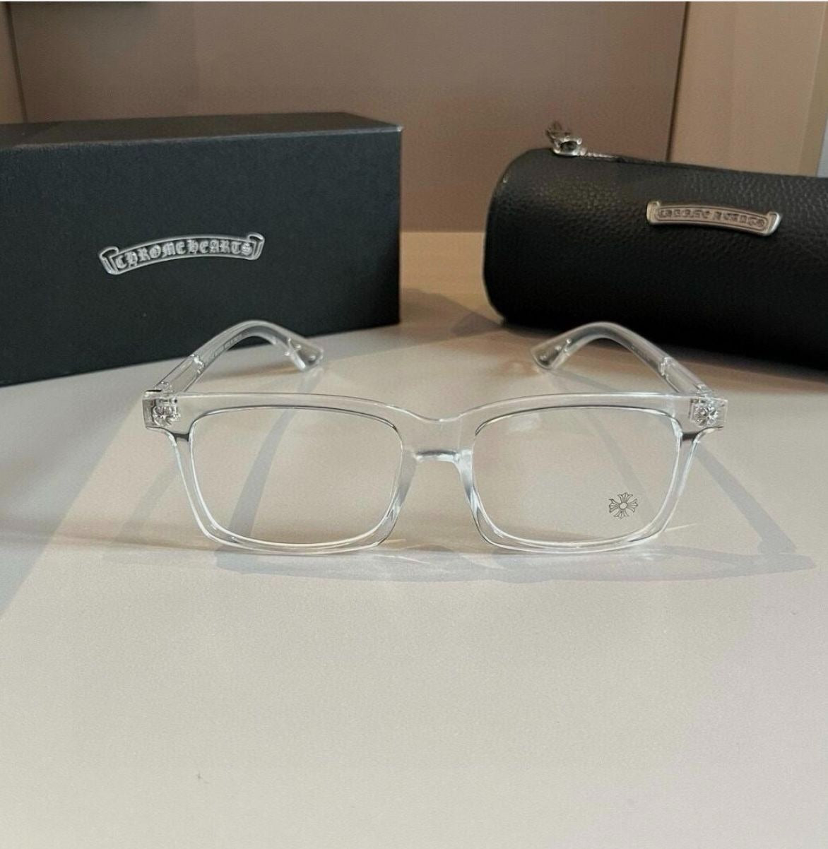 Chrome Hearts Clear Glasses - Chrome Hearts