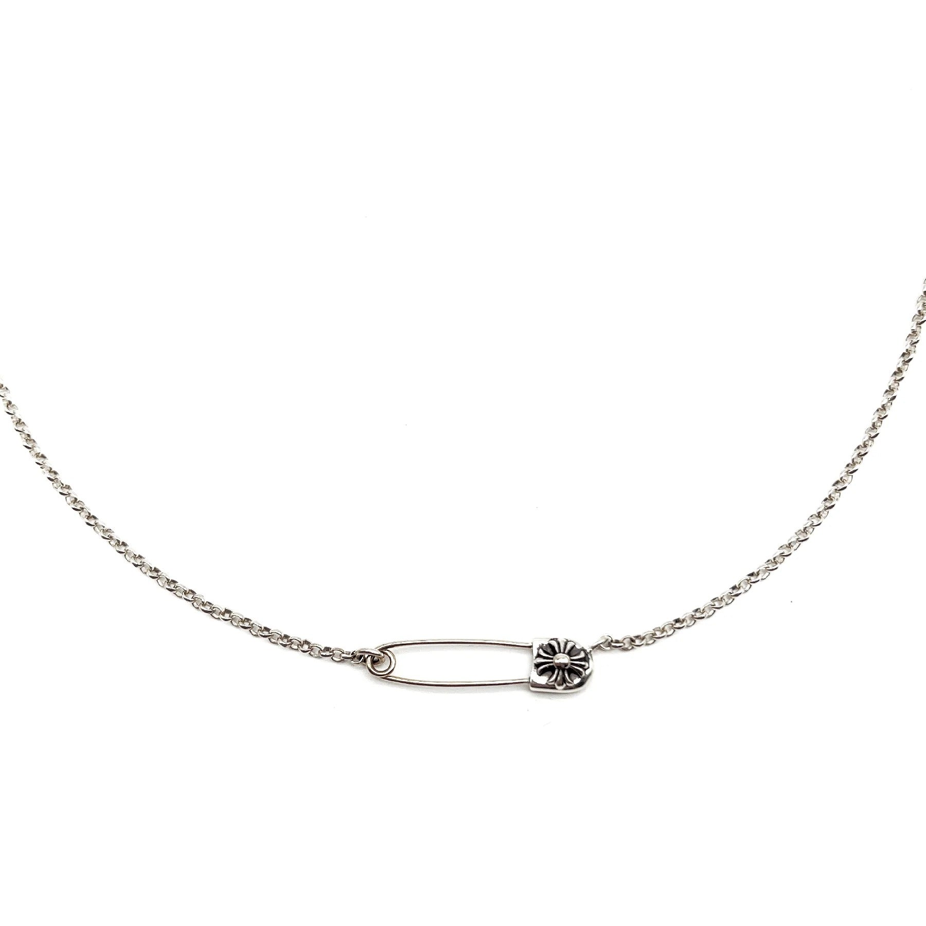 Chrome Hearts Safety Pin Necklace