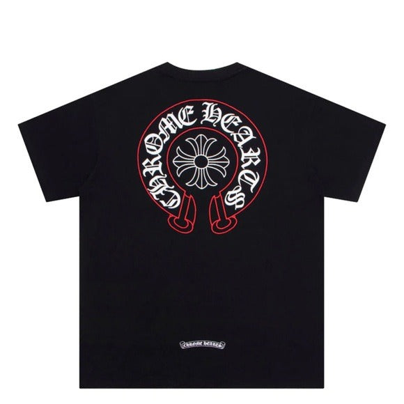 Black And Red Chrome Hearts Shirt - Chrome Hearts