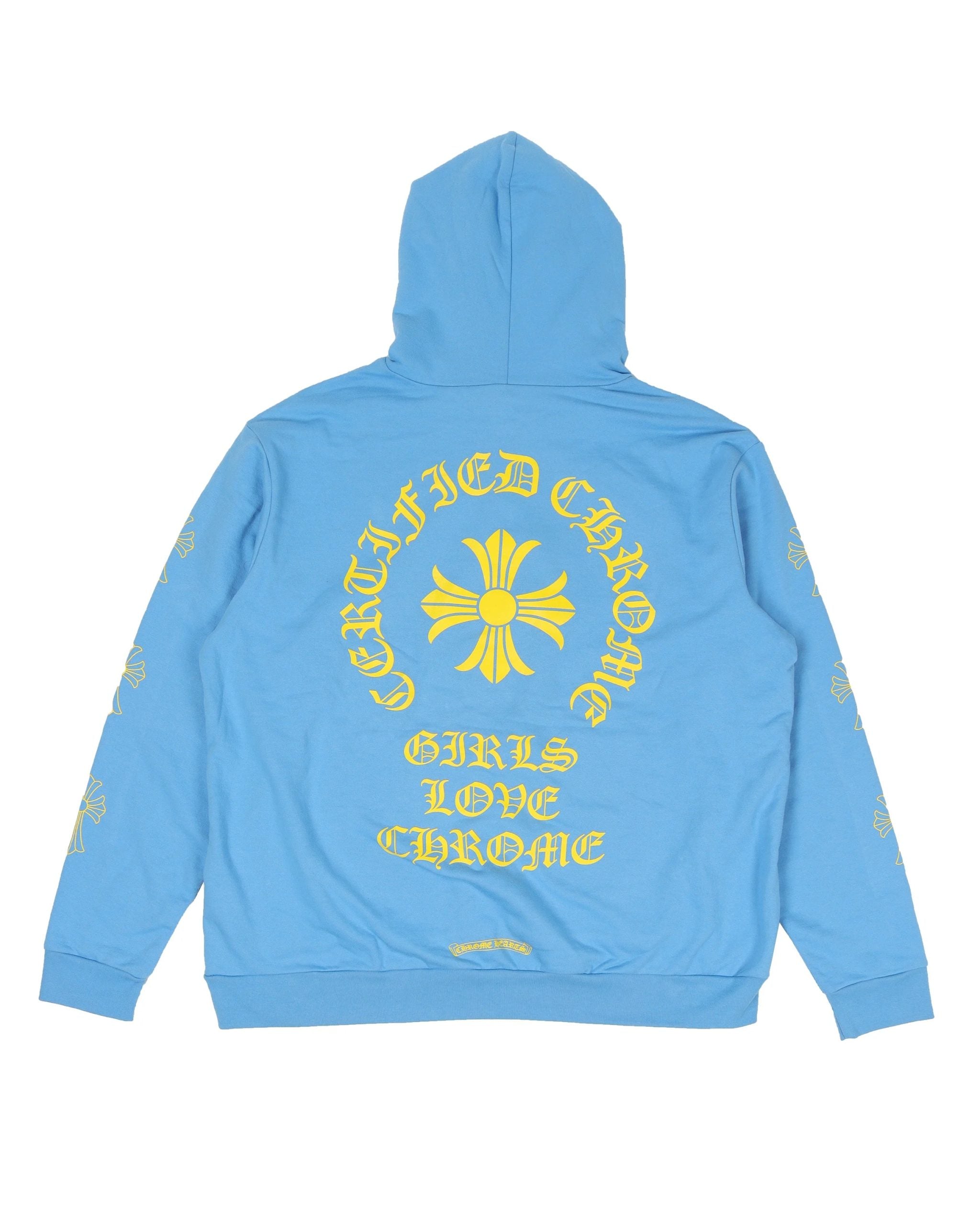 Blue Chrome Hearts Hoodie