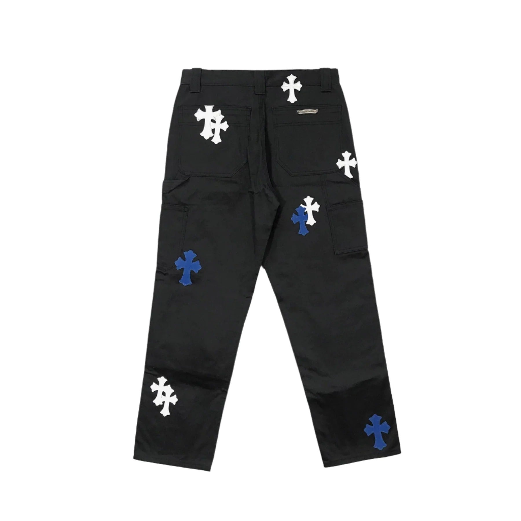 Black And White Chrome Hearts Jeans