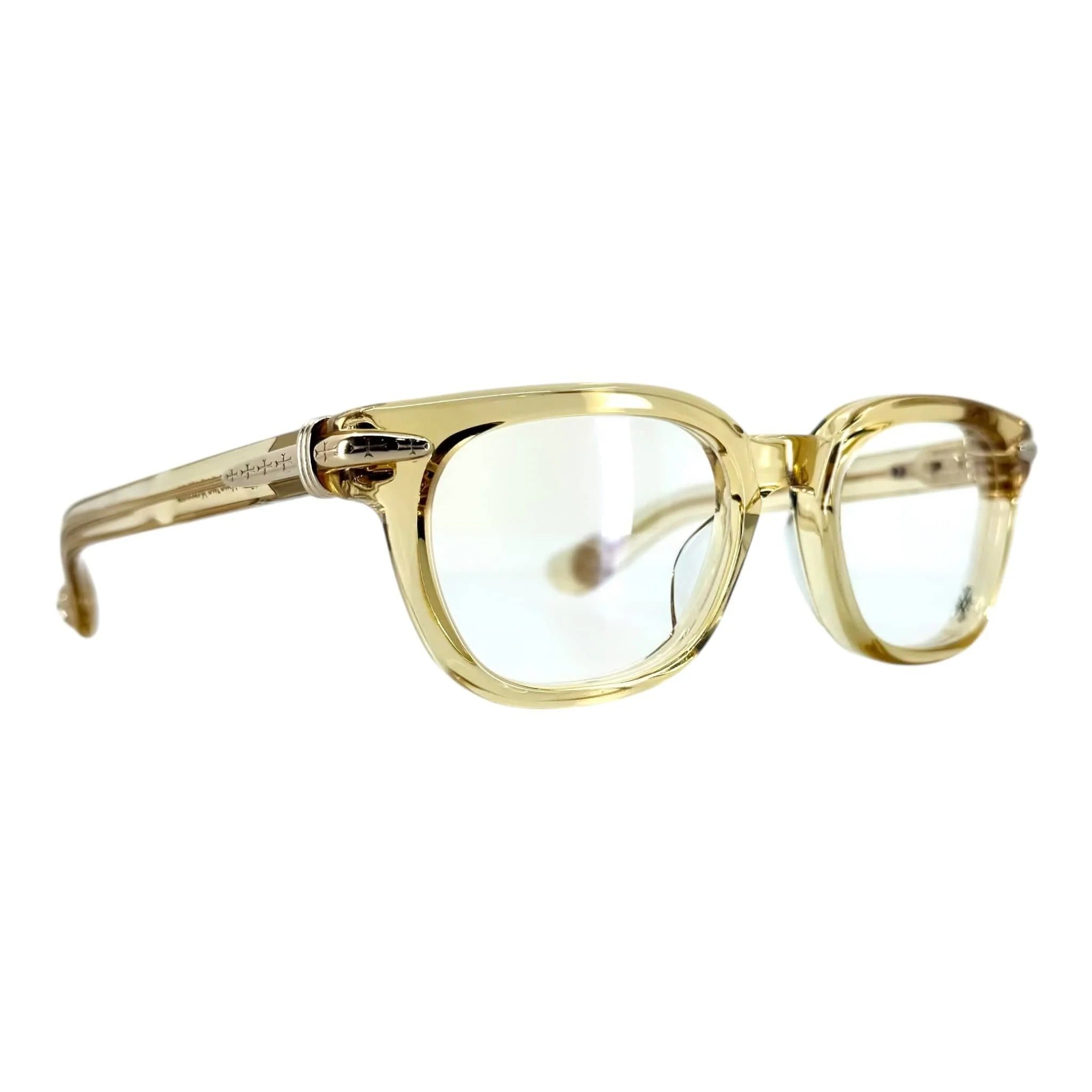 Chrome Hearts Glasses Gold - Chrome Hearts