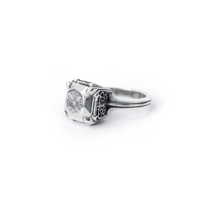 authentic butterfly cross cocktail ring - premium designer jewelry front view