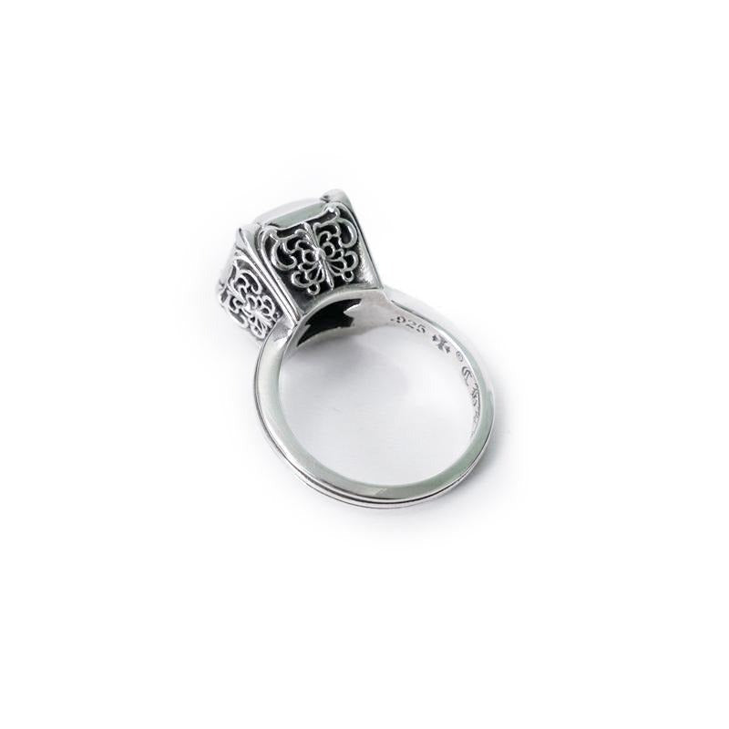 authentic butterfly cross cocktail ring - premium designer jewelry front view