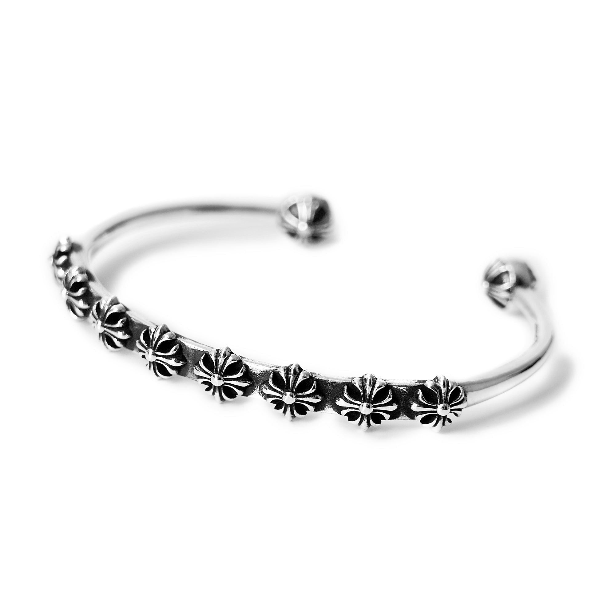 authentic ch plus skinny multi cuff - premium designer jewelry front view