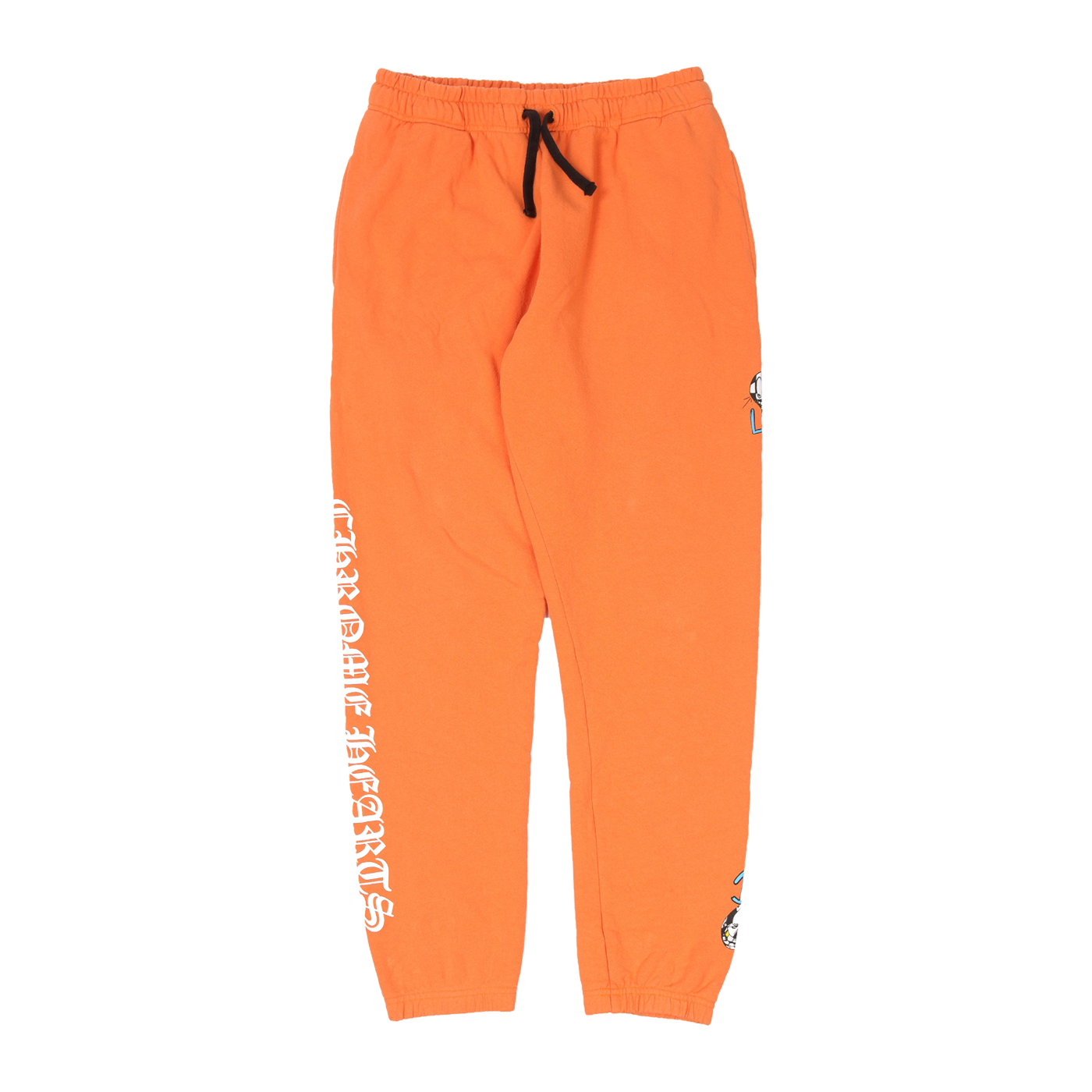 authentic chrome hearts x matty boy “link & build” sweatpants - premium designer jewelry front view