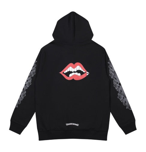 authentic chrome hearts matty boy chomper hoodie - premium designer jewelry front view