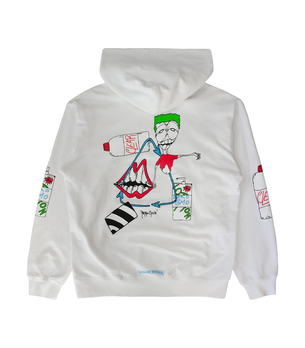 authentic ch x matty boy retro cycle hoodie - premium designer jewelry front view