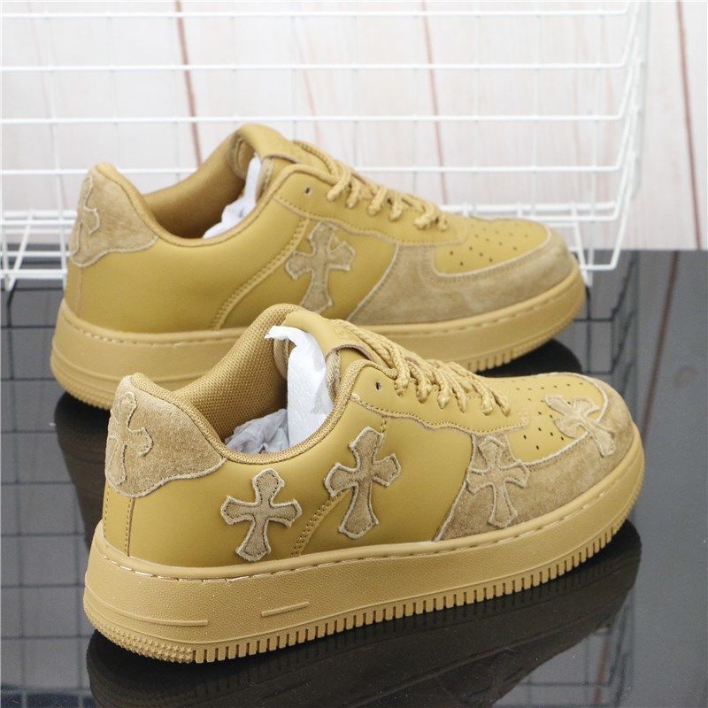 authentic chrome hearts air force 1 - premium designer jewelry front view