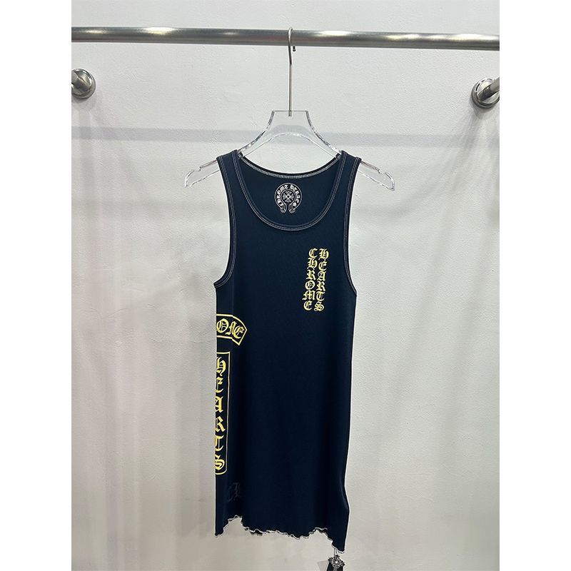 Chrome Hearts Black Yellow Tank Top - Chrome Hearts