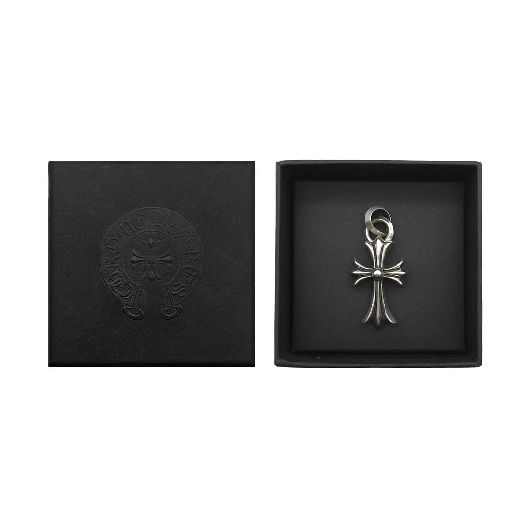authentic chrome hearts cross pendant​ - premium designer jewelry front view