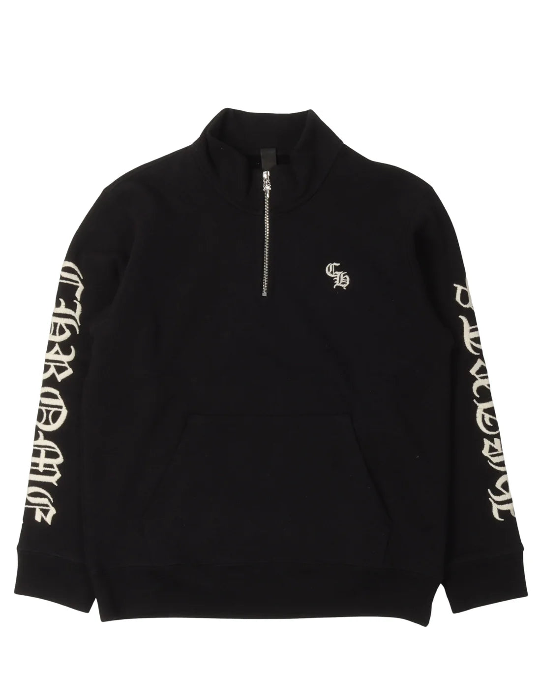 Chrome Hearts Embroidered Quarter Zip Sweatshirt - Chrome Hearts