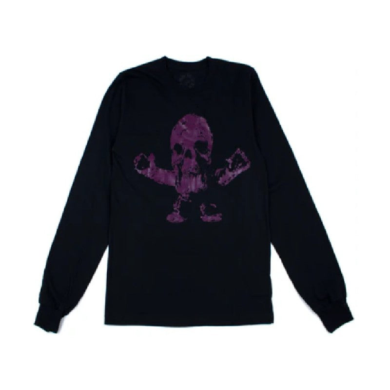 authentic chrome hearts foti l-s sweatshirt - premium designer jewelry front view