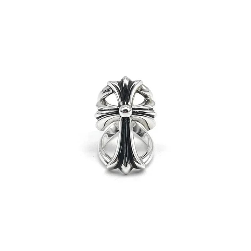 authentic chrome hearts infinity ring​ - premium designer jewelry front view