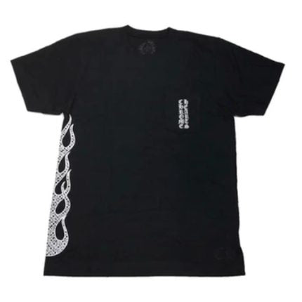 authentic chrome hearts las vegas exclusive pocket tee - premium designer jewelry front view