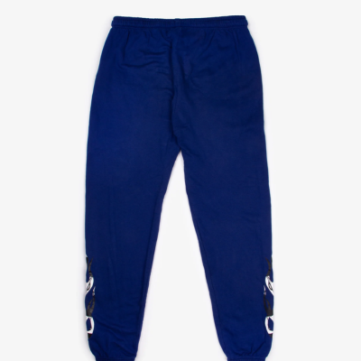 authentic chrome hearts matty boy flame sweatpants - premium designer jewelry front view