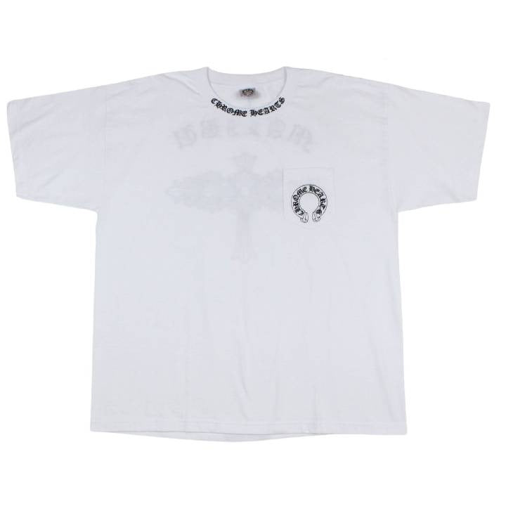 authentic chrome hearts malibu classic script t-shirt - premium designer jewelry front view