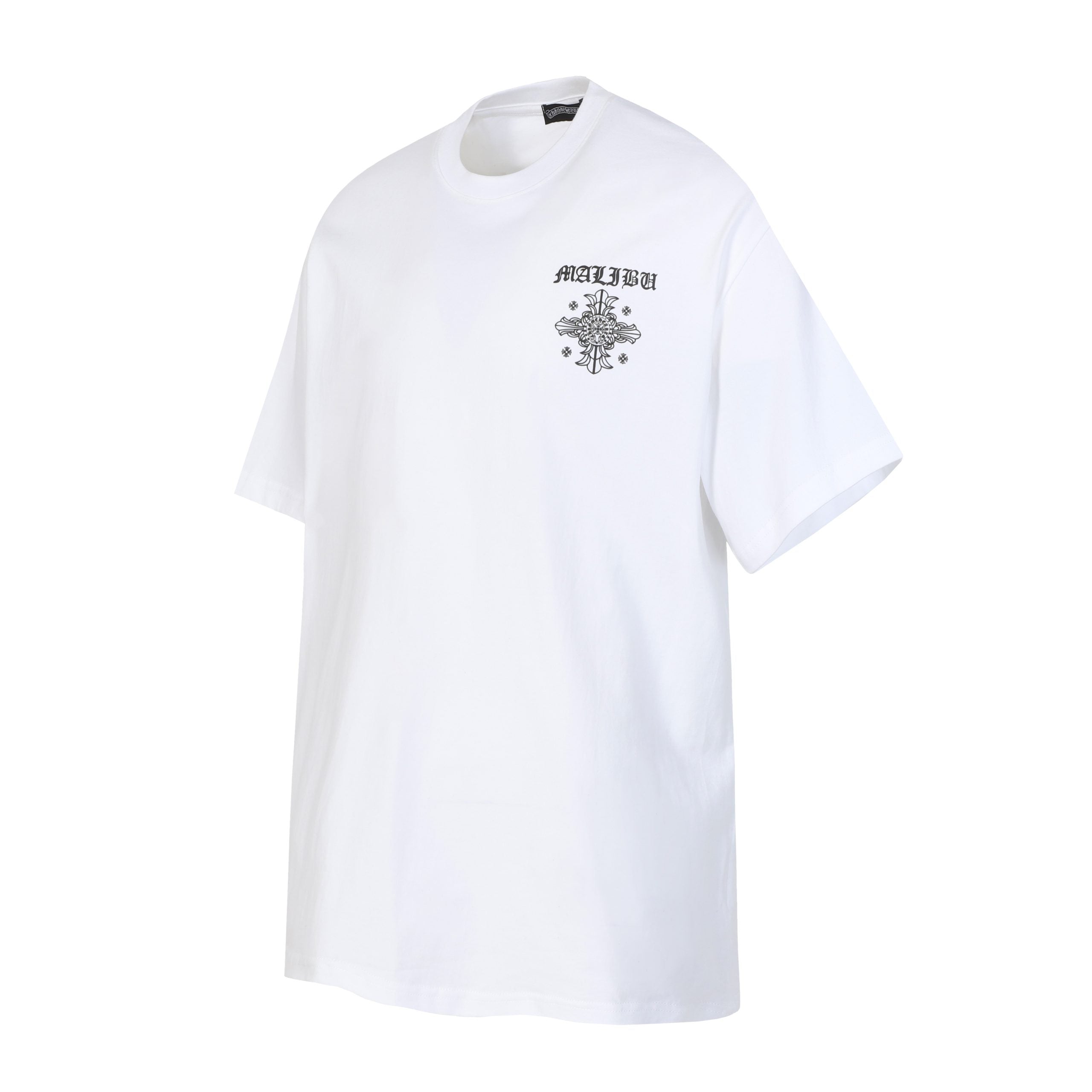 authentic chrome hearts malibu cross t shirt - premium designer jewelry front view