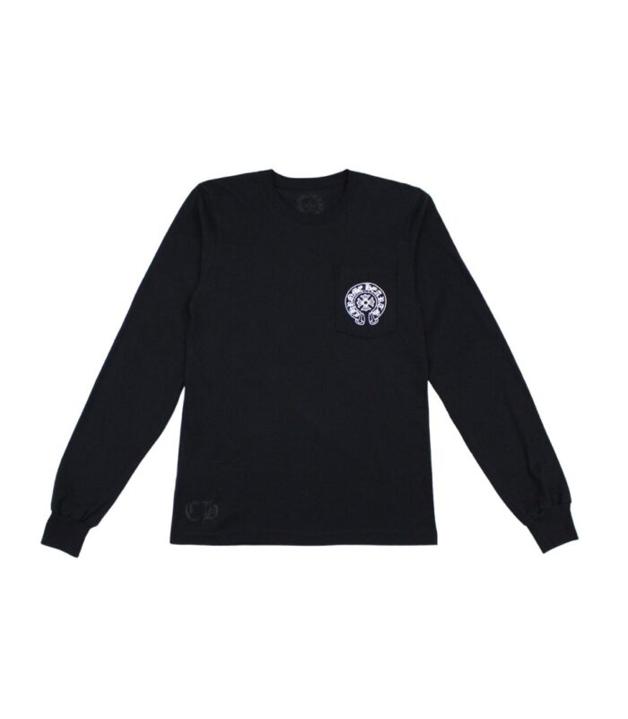 authentic chrome hearts malibu exclusive long sleeve - premium designer jewelry front view