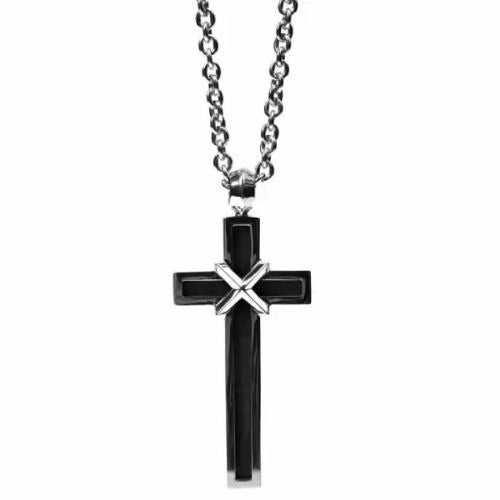 authentic chrome hearts mapplethorpe pendant - premium designer jewelry front view