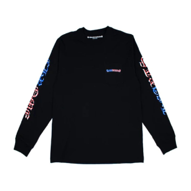 authentic chrome hearts matty boy america l-s sweatshirt - premium designer jewelry front view