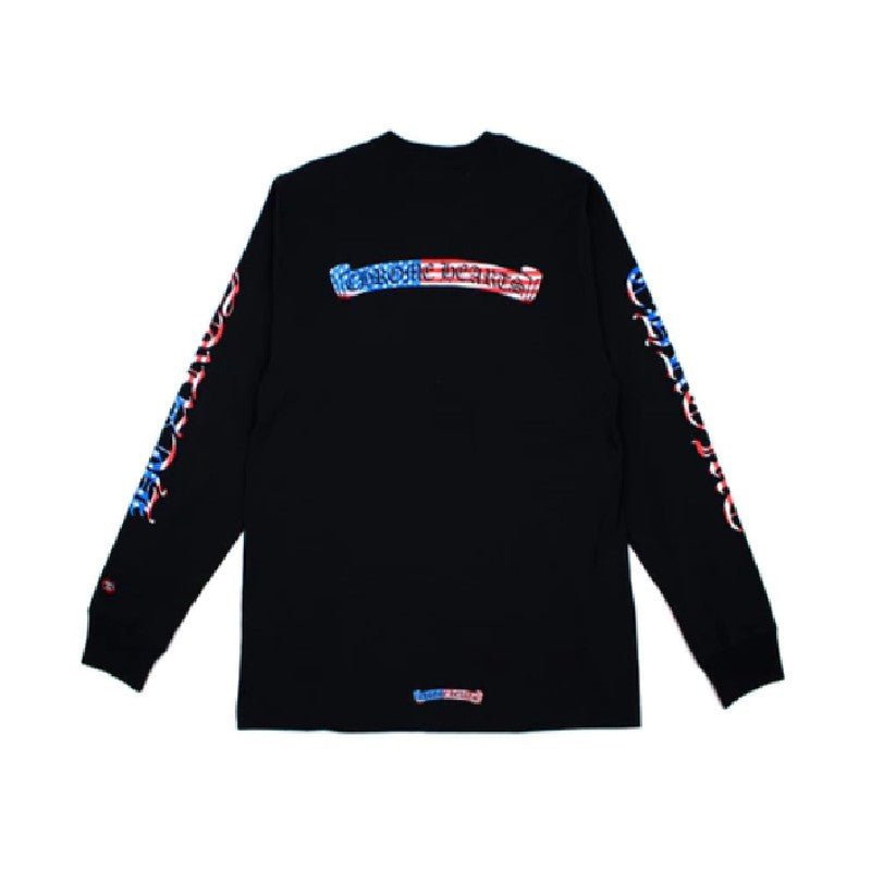 authentic chrome hearts matty boy america l-s sweatshirt - premium designer jewelry front view