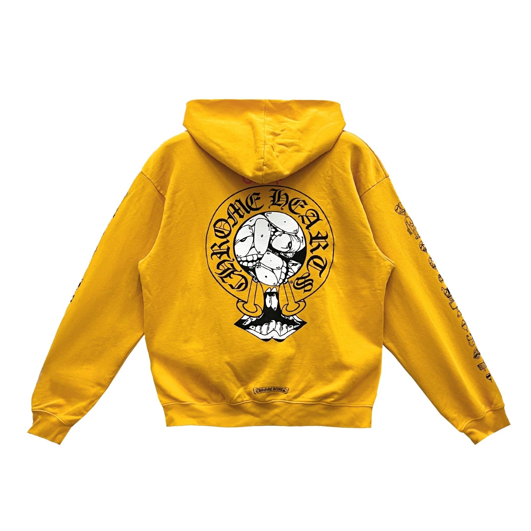 Chrome Hearts Matty Boy Back Horseshoe Graffiti Hoodie - Chrome Hearts