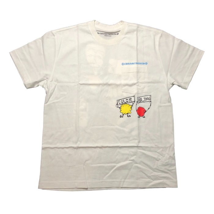 authentic chrome hearts matty boy retro cycle t-shirt - premium designer jewelry front view