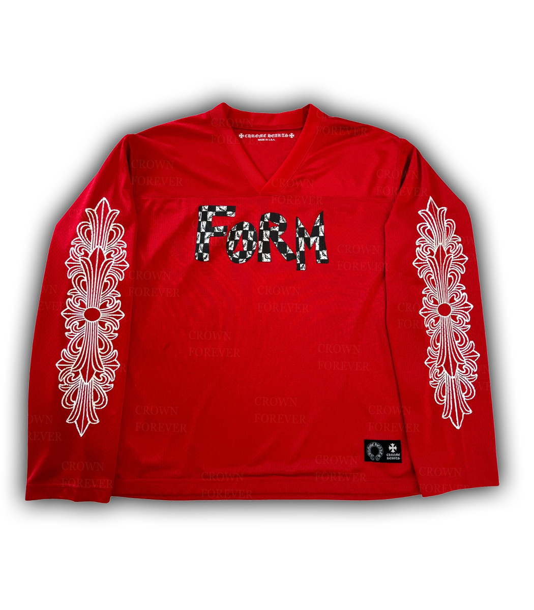 authentic ch matty boy stadium warm up long sleeve jersey - premium designer jewelry front view