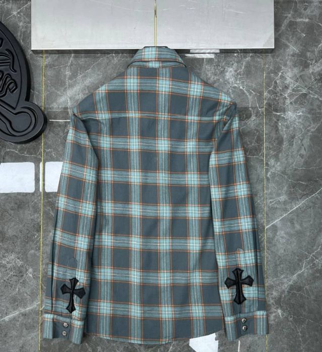 authentic chrome hearts square casual t shirt - premium designer jewelry front view