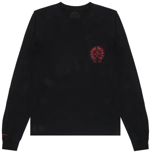authentic chrome hearts staff shirt - premium designer jewelry front view