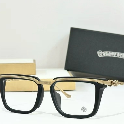authentic chrome hearts tycoxagain glasses - premium designer jewelry front view