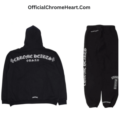 authentic chrome hearts usa tracksuit - premium designer jewelry front view