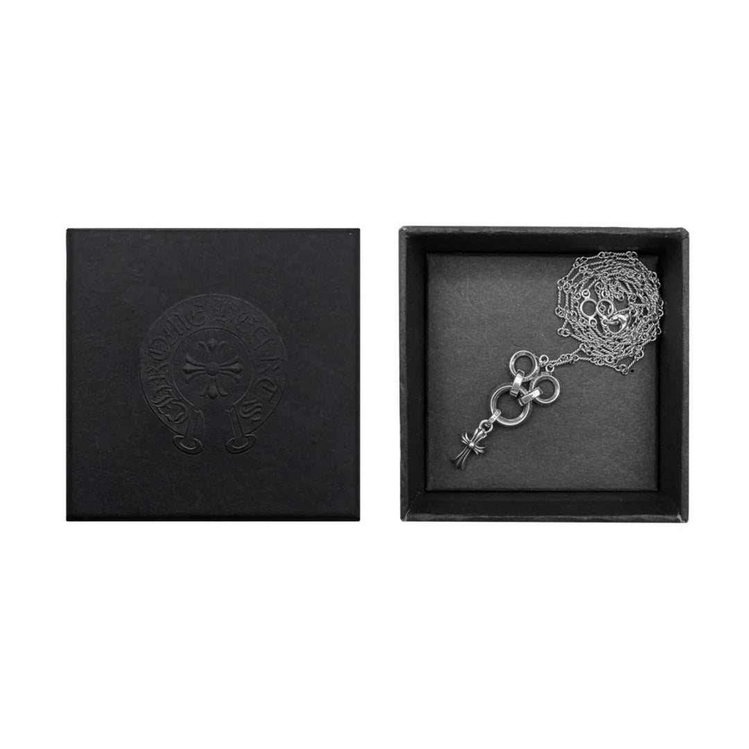 authentic chrome hearts waist chain - premium designer jewelry front view