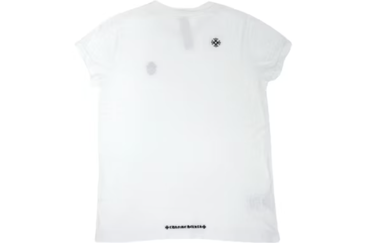 authentic chrome hearts women’s dagger t-shirt - premium designer jewelry front view