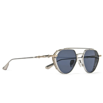 authentic chrome hearts free ride glasses - premium designer jewelry front view