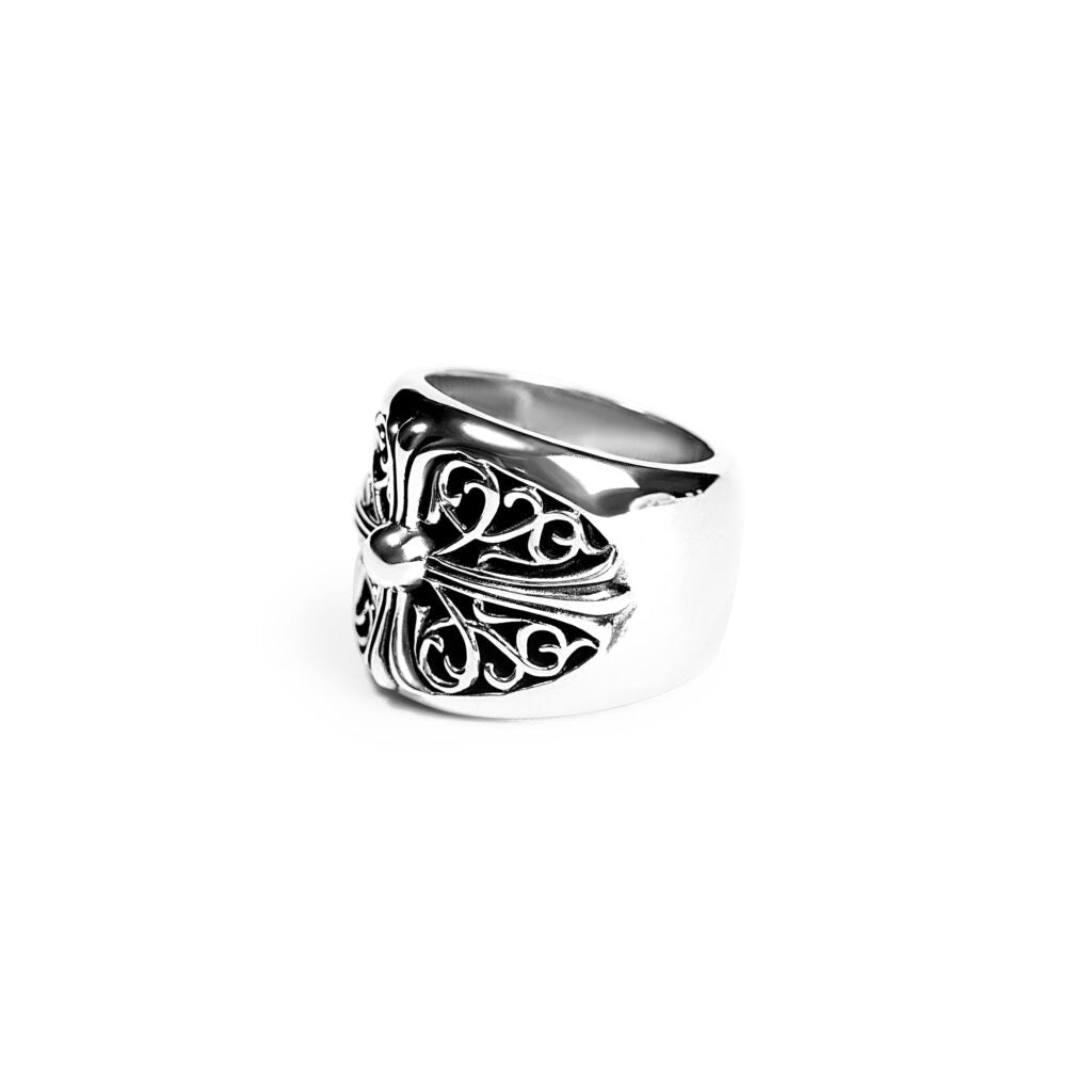 authentic classic oval ring - premium designer jewelry front view