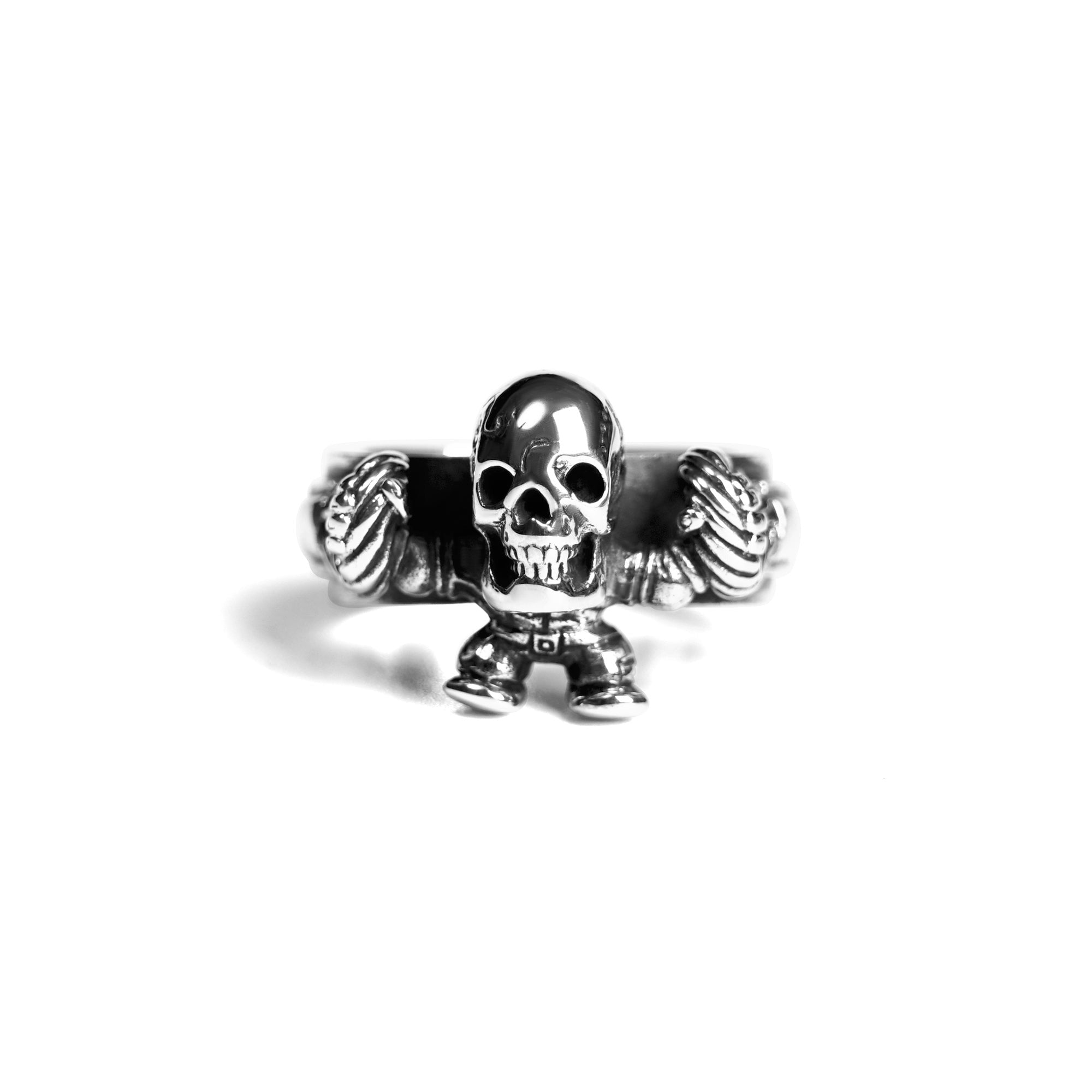 authentic foti harris cable ring - premium designer jewelry front view