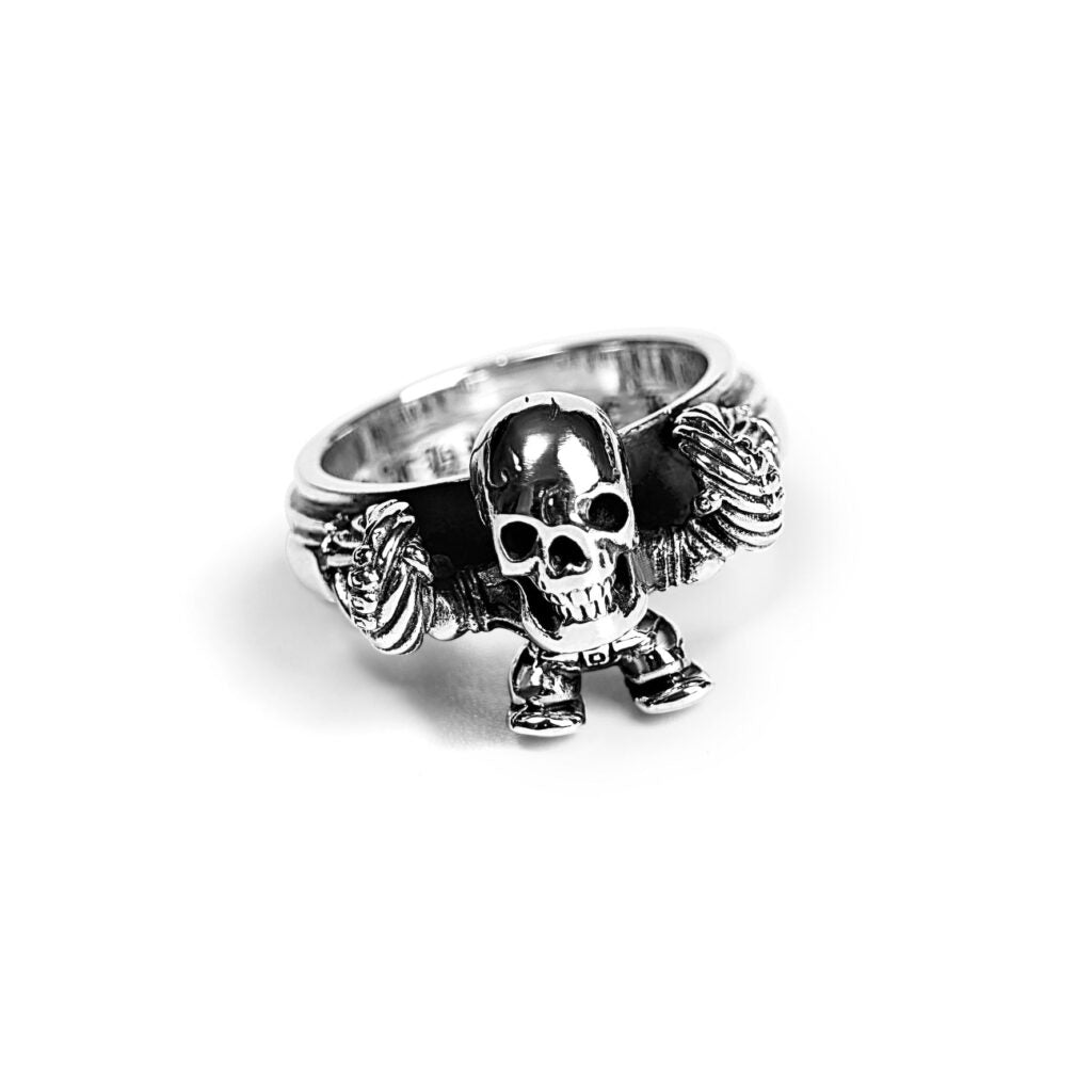 authentic foti harris cable ring - premium designer jewelry front view