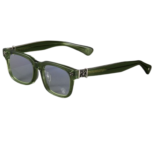authentic hi-c chrome hearts nerd glasses - premium designer jewelry front view