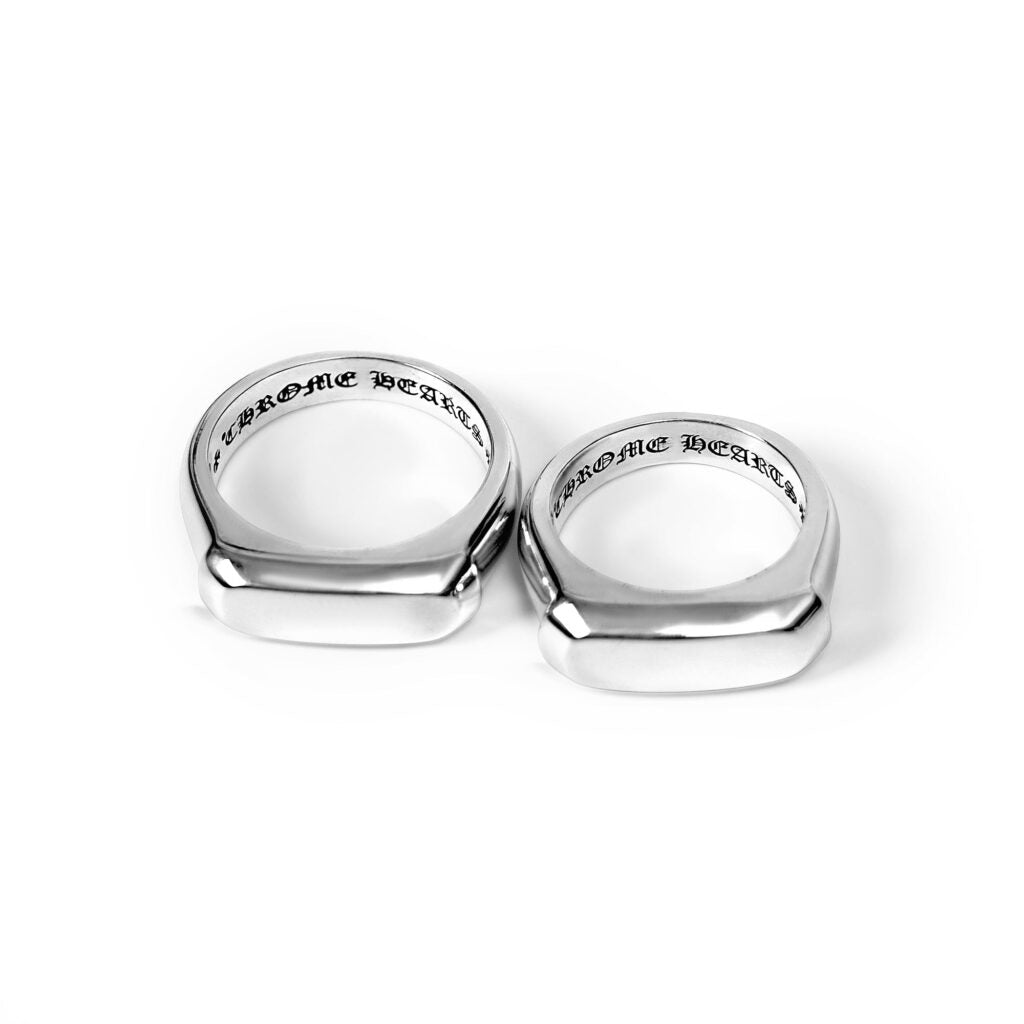 authentic lil pj plain ring - premium designer jewelry front view