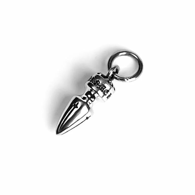 authentic spike pendant - premium designer jewelry front view