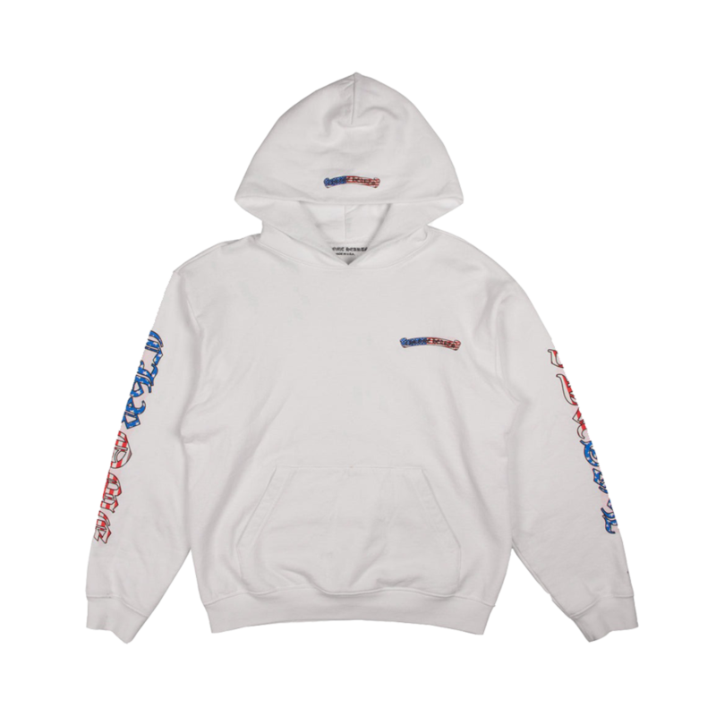 authentic ch americana scroll logo hoodie - premium designer jewelry front view