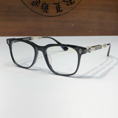 authentic chrome hearts call melice glasses - premium designer jewelry front view