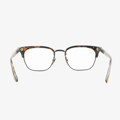 authentic chrome hearts cheetah glasses - premium designer jewelry front view