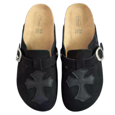 authentic chrome hearts birkenstock boston​ - premium designer jewelry front view