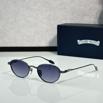 authentic chrome hearts clitorial glasses - premium designer jewelry front view
