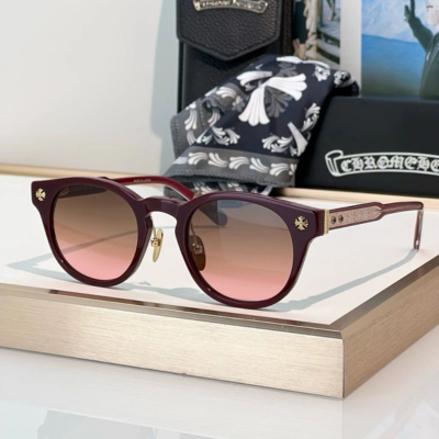 authentic chrome hearts dingalonglinglong glasses - premium designer jewelry front view